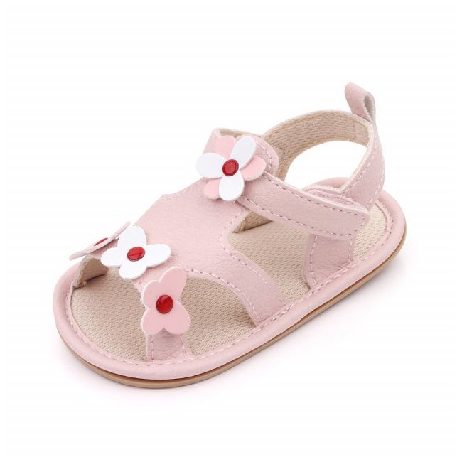 Sandalute roz pentru fetite - Little flower MDD2571-2-c5