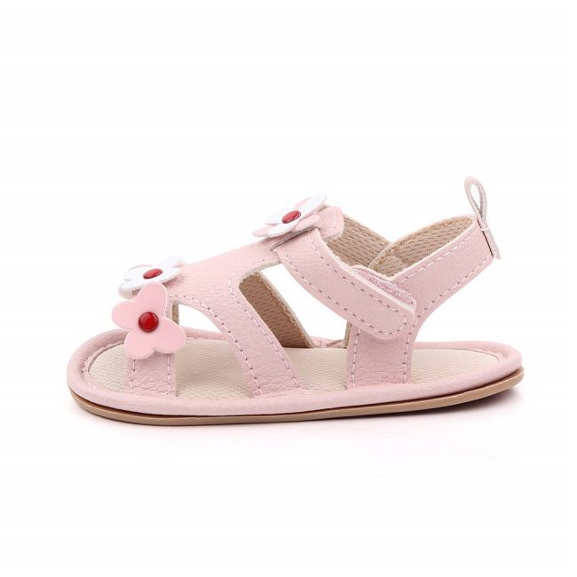 Sandalute roz pentru fetite - Little flower MDD2571-2-c5