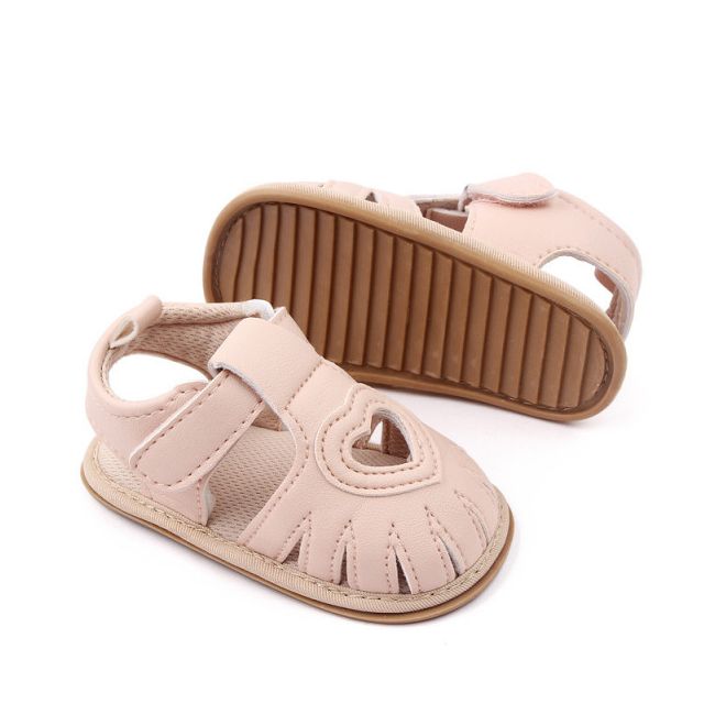Sandalute roz somon cu inimioara decupata MBBH2277-3-sa26