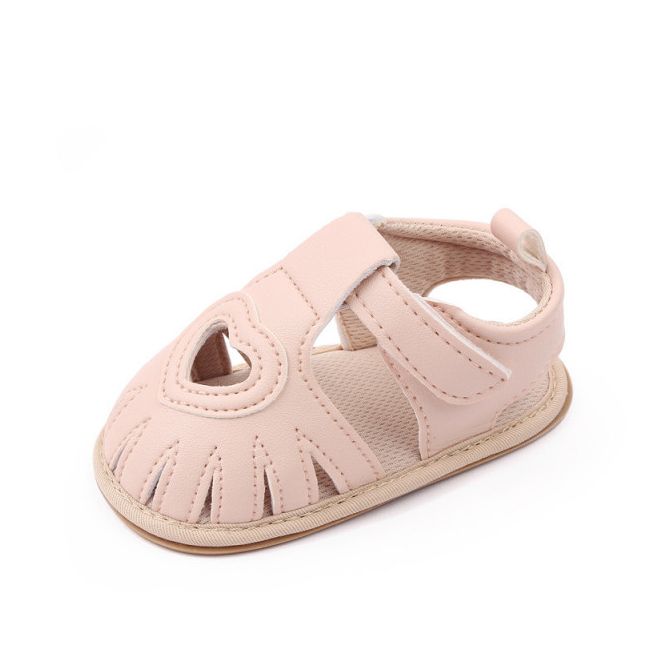 Sandalute roz somon cu inimioara decupata MBBH2277-3-sa26
