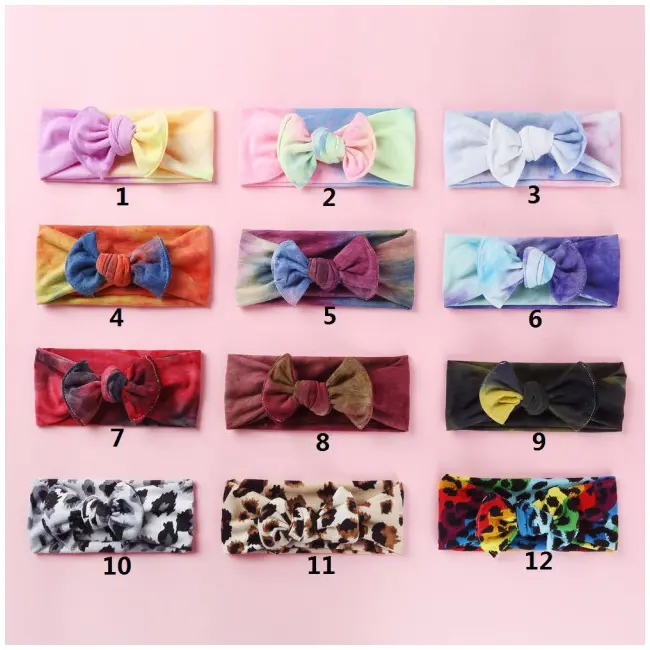 Bentita lata multicolora pentru fetite (marime disponibila: 0-12 luni, model: 2) mdfhnl-2073-c8.0-12 luni-2