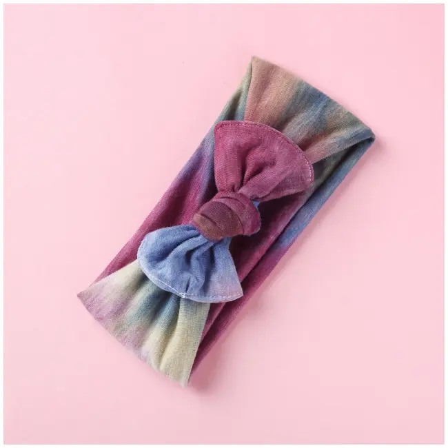 Bentita lata multicolora pentru fetite (marime disponibila: 0-12 luni, model: 2) mdfhnl-2073-c8.0-12 luni-2