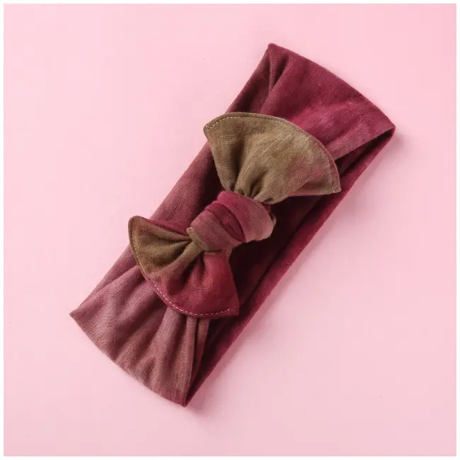 Bentita lata multicolora pentru fetite (marime disponibila: 0-12 luni, model: 2) mdfhnl-2073-c8.0-12 luni-2