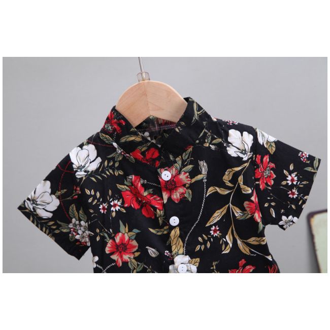 Costumas de vara pentru baietei - red flower (marime disponibila: 9-12 luni (marimea 20 incaltaminte)) mbxgsuc794-de4.9-12 luni (marimea 20 incaltaminte)