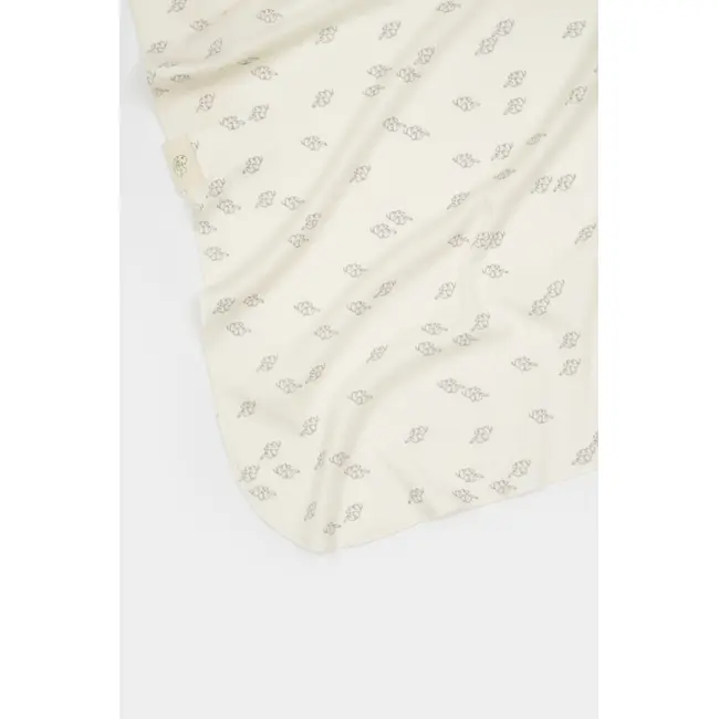 Paturica Printed, BabyCosy, 50% modal+50% bumbac, Ecru, 85X85 cm JEMBC-CSYM1000
