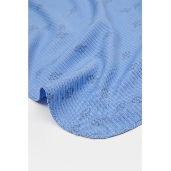 Paturica Printed, BabyCosy, 50% modal+50% bumbac, Lavanda, 85X85 cm JEMBC-CSYM1001