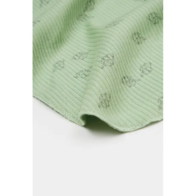 Paturica Printed, BabyCosy, 50% modal+50% bumbac, Verde, 85X85 cm JEMBC-CSYM1003
