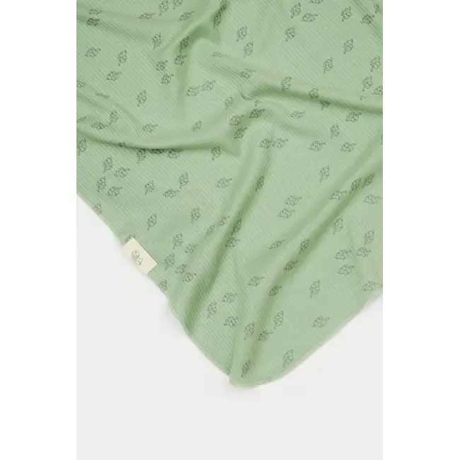 Paturica Printed, BabyCosy, 50% modal+50% bumbac, Verde, 85X85 cm JEMBC-CSYM1003