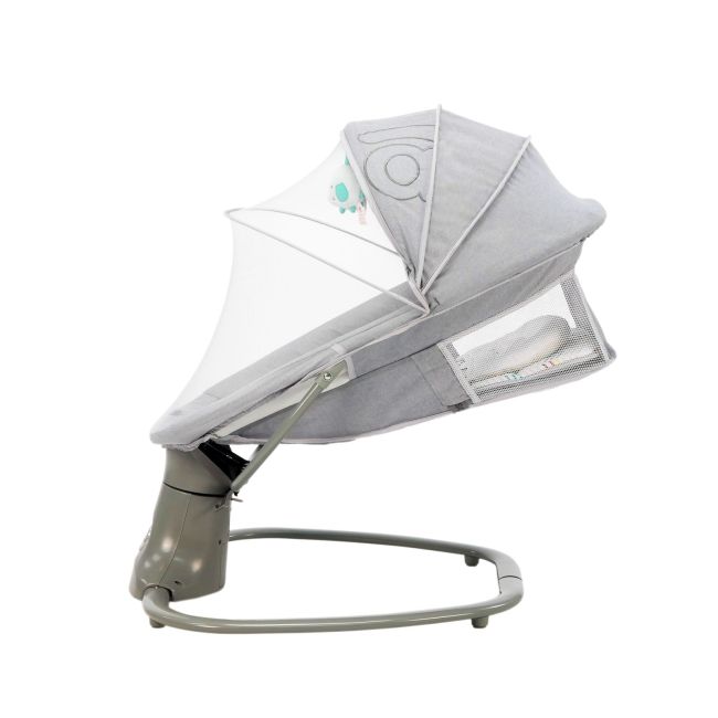 Balansoar electric khalo pentru copii culoare gri funk19646