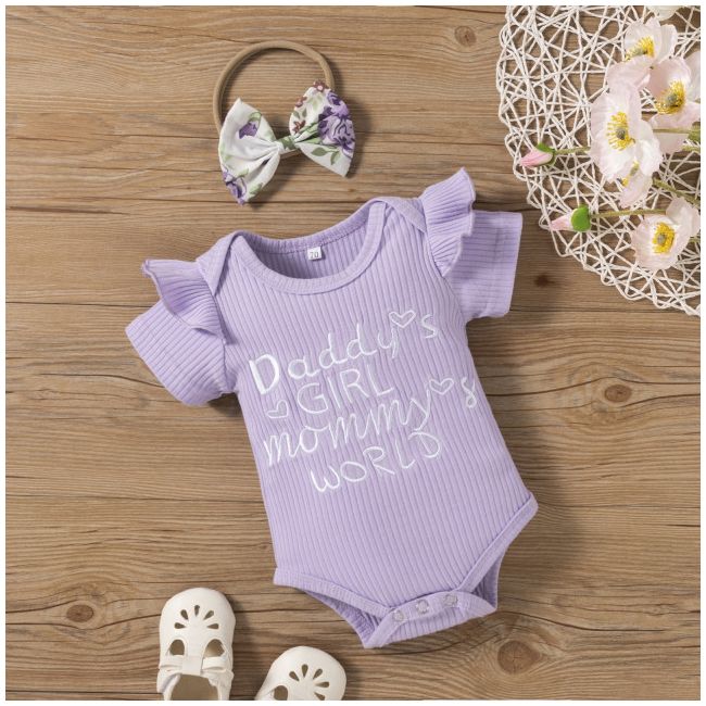 Costumas cu body lila si pantaloni scurti - Flower MD202303136-R2