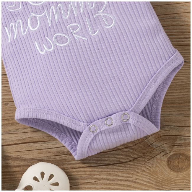 Costumas cu body lila si pantaloni scurti - Flower MD202303136-R2