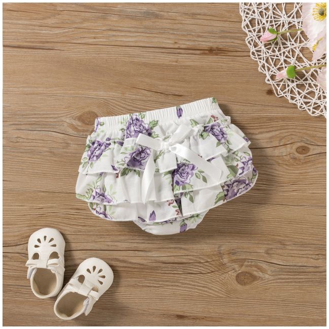 Costumas cu body lila si pantaloni scurti - Flower MD202303136-R2