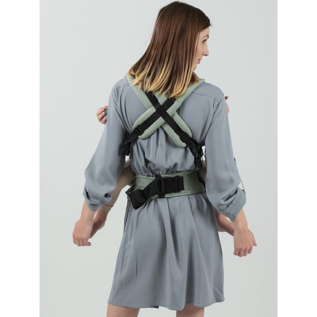 Marsupiu isara the one sage green linen