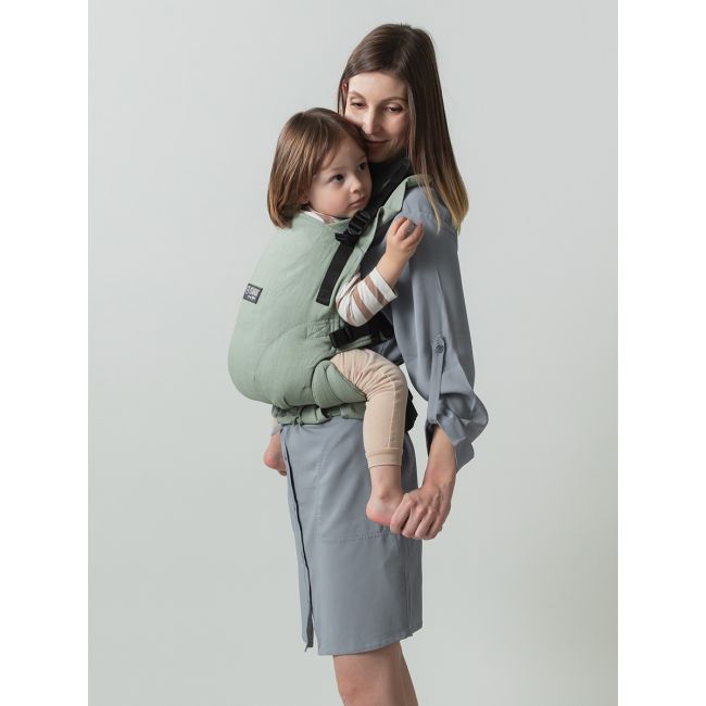 Marsupiu isara the one sage green linen