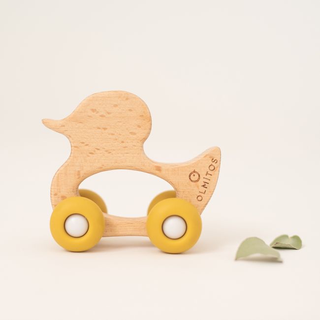 Jucarie eco din lemn olmitos duck lvtkolm0141