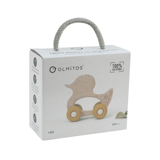 Jucarie eco din lemn olmitos duck lvtkolm0141