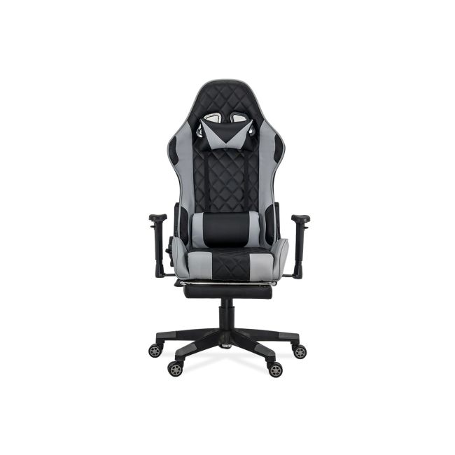 Scaun de birou off 307, gaming, spatar rabatabil, cotiere reglabile, mecanism de balans, 110 kg drm10110
