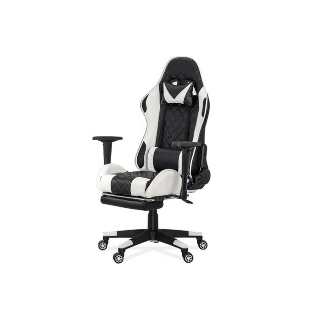 Scaun de birou off 307, gaming, spatar rabatabil, cotiere reglabile, mecanism de balans, 110 kg drm10110