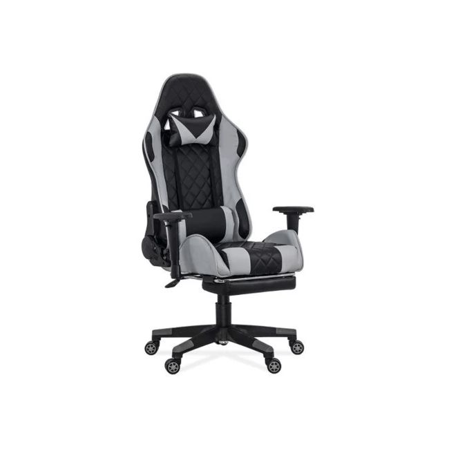 Scaun de birou off 307, gaming, spatar rabatabil, cotiere reglabile, mecanism de balans, 110 kg drm10110