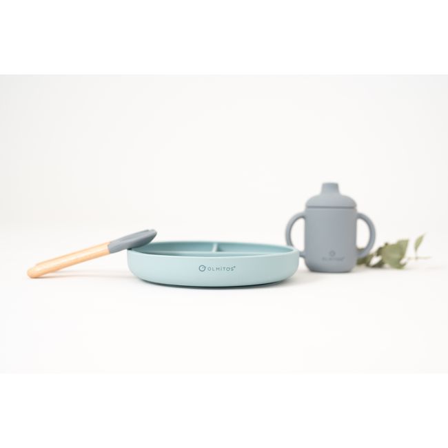 Set diversificare bebelusi 5 piese olmitos blue lvtkolm0091