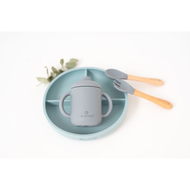 Set diversificare bebelusi 5 piese olmitos blue lvtkolm0091