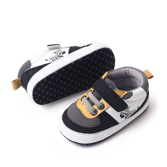 Adidasi pentru bebelusi - zebra (marime disponibila: 6-9 luni (marimea 19 incaltaminte)) libh2319-1-p19.6-9 luni (marimea 19 incaltaminte)