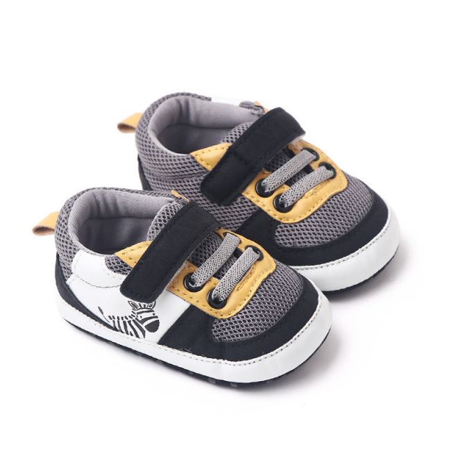 Adidasi pentru bebelusi - zebra (marime disponibila: 6-9 luni (marimea 19 incaltaminte)) libh2319-1-p19.6-9 luni (marimea 19 incaltaminte)