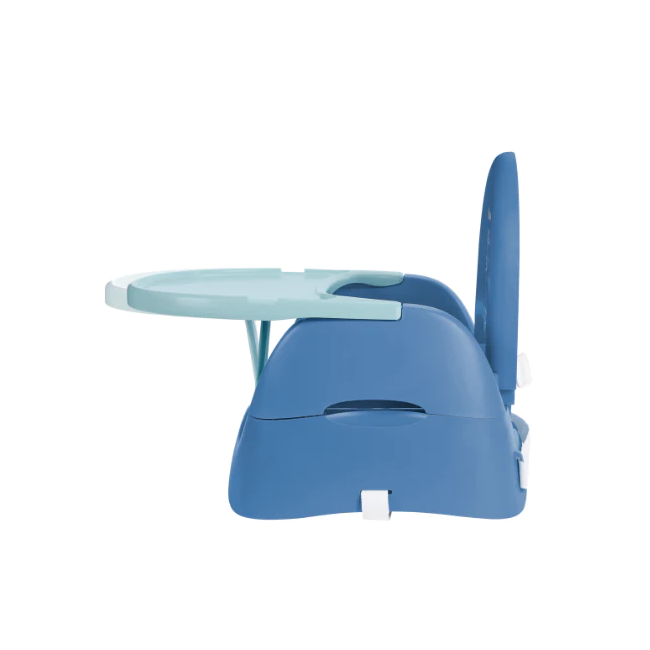 Badabulle- booster pliabil nomad albastru cu pisicuta bbbb009014