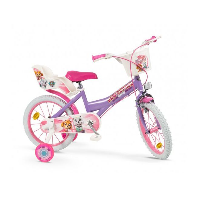 Bicicleta 16" paw patrol fete mov tm8422084016807