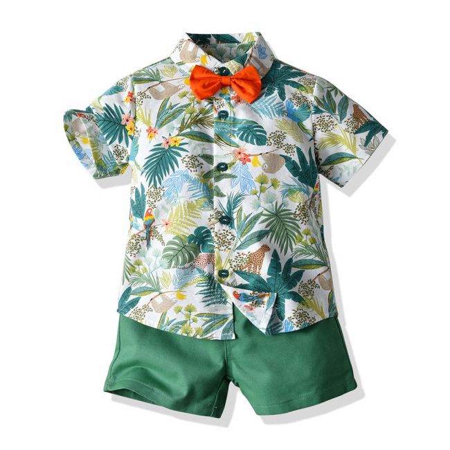 Costum elegant pentru baietei - Happy Jungle AM202303265-de4