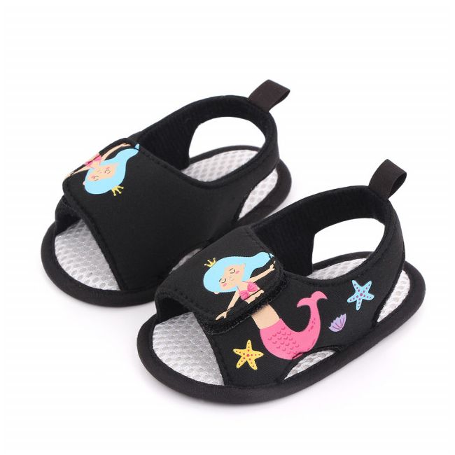 Sandalute negre pentru fetite - Sirena MDD2534-4-p8