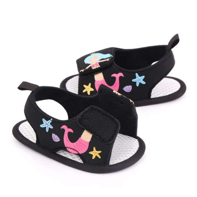 Sandalute negre pentru fetite - Sirena MDD2534-4-p8