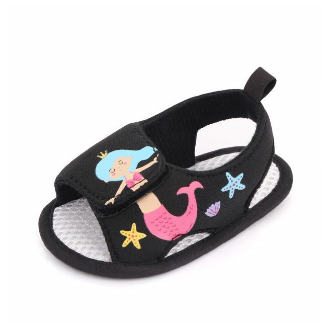 Sandalute negre pentru fetite - Sirena MDD2534-4-p8