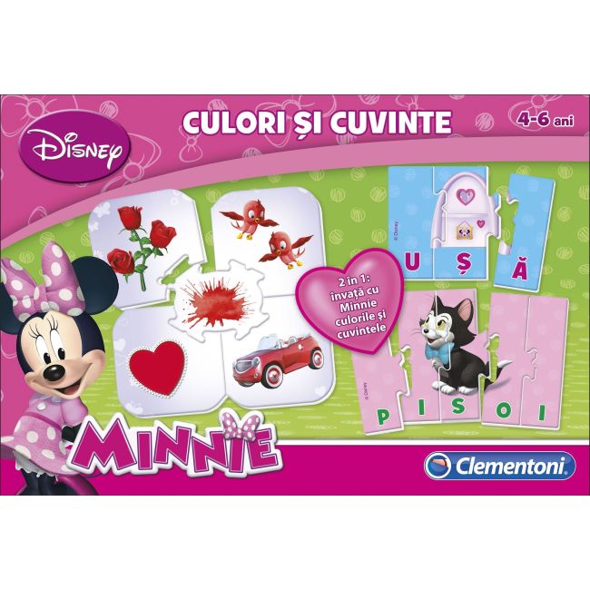 Compendiu Minnie-Culori si Cuvinte - Clementoni 60204