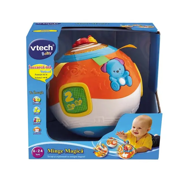 Jucarie interactiva Vtech - Minge magica, limba romana VRNVT47316