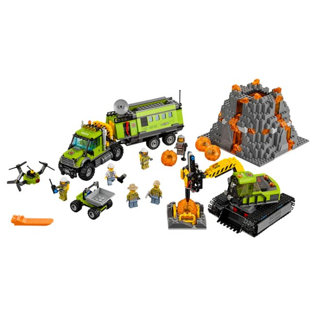 LEGO - City Volcano Explorers - Baza de explorare a vulcanului - 60124