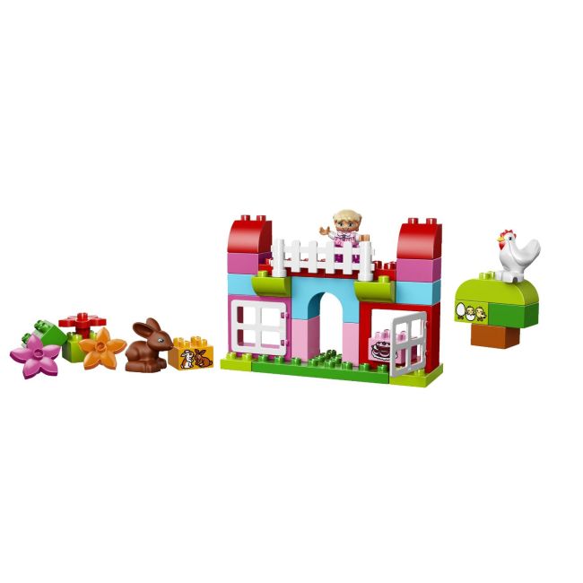 LEGO  DUPLO - Cutie roz completa pentru distractie - 10571