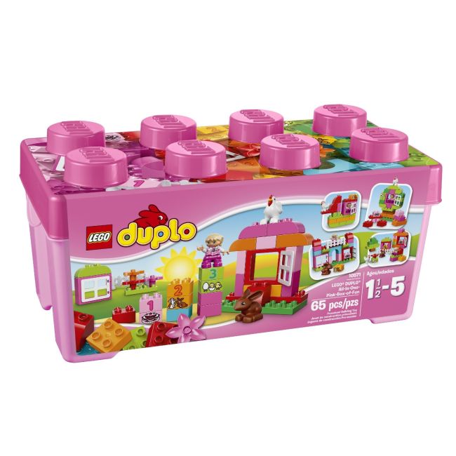 LEGO  DUPLO - Cutie roz completa pentru distractie - 10571