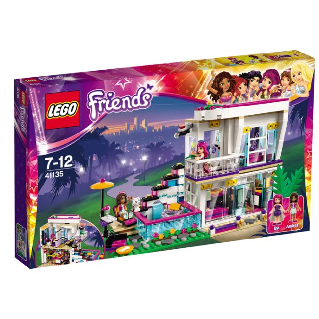 LEGO Friends Casa vedetei pop Livi - 41135