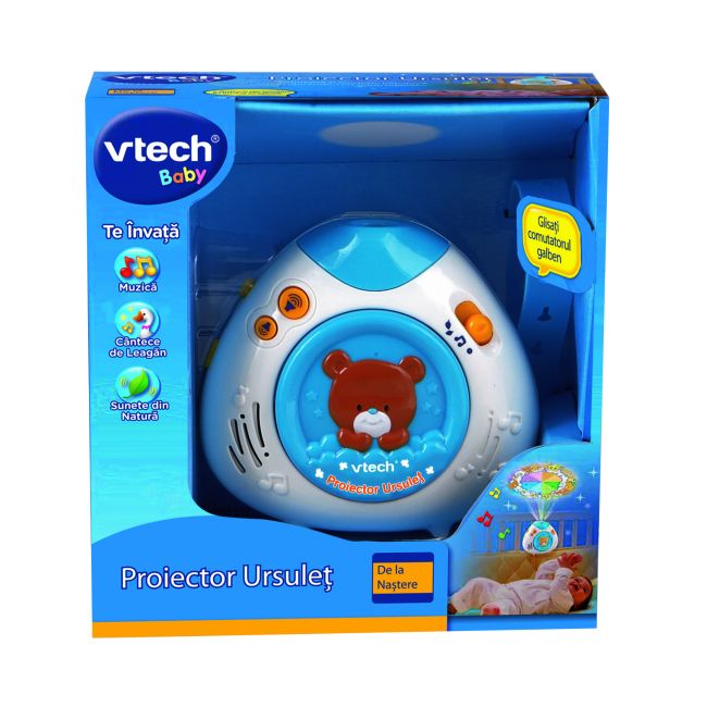 Proiector bebelusi Vtech Ursulet, Bleu VRNVT100012