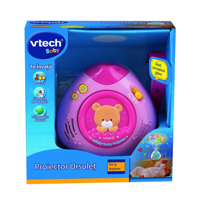 Proiector bebelusi Vtech Ursulet, Roz VRNVT100056