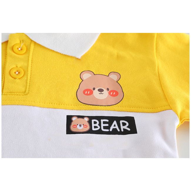 Costumas pentru baietei cu tricou tip polo - Bear LI202303656