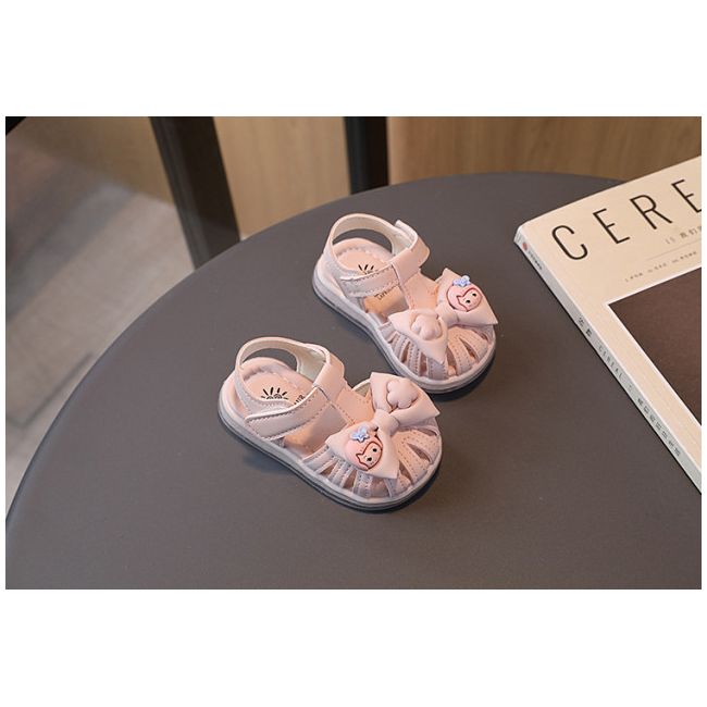Sandale roz pudra pentru fetite - papusica (marime disponibila: marimea 23) am004y-12-1-p17.marimea 23