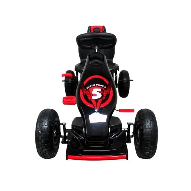 Kart cu pedale gokart, 4-10 ani, roti gonflabile, g8 r-sport - rosu edeedig18rosu