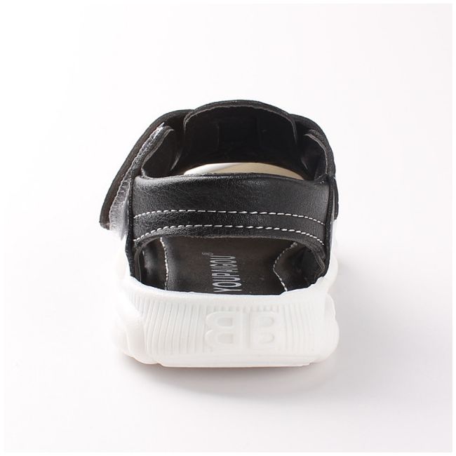 Sandale negre pentru baietei - Duck LI2339-K01-2-c