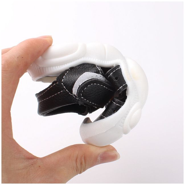 Sandale negre pentru baietei - Duck LI2339-K01-2-c