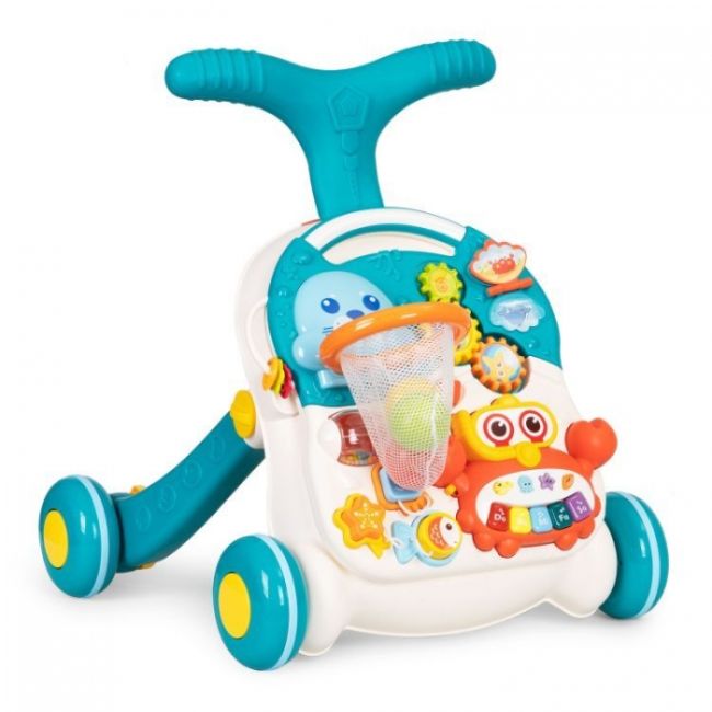 Antemergator educational 2 in 1 huanger he0828 - alb cu albastru edeedihe0828