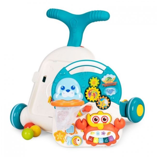 Antemergator educational 2 in 1 huanger he0828 - alb cu albastru edeedihe0828