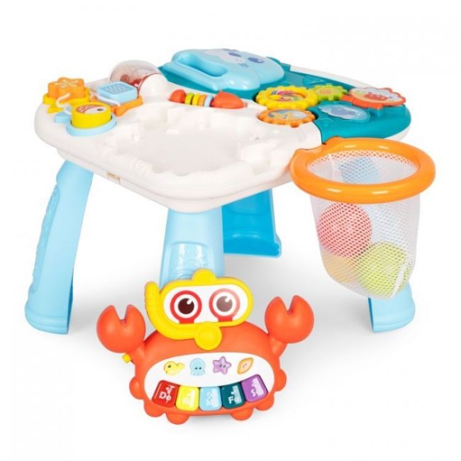Antemergator educational 2 in 1 huanger he0828 - alb cu albastru edeedihe0828