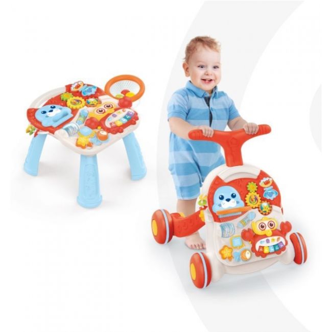 Antemergator educational 2 in 1 huanger he0829 - alb cu rosu edeedihe0829